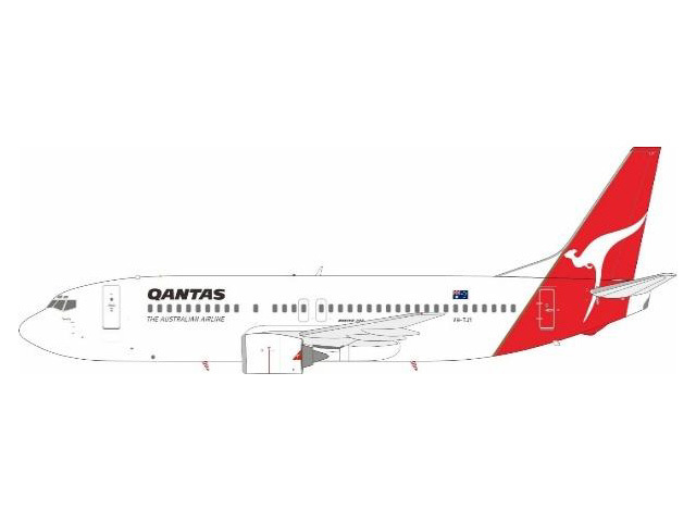 [予約]InFlight Model 1/200 (ダイキャスト製) 737-400 Qantas VH-TJY