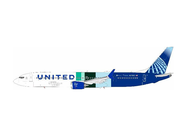 [予約]InFlight Model 1/200 (ダイキャスト製) 737 MAX 10 United Airlines N27602 