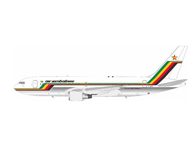 [予約]InFlight Model 1/200 (ダイキャスト製) 767-200ER Air Zimbabwe Z-WPF Polished