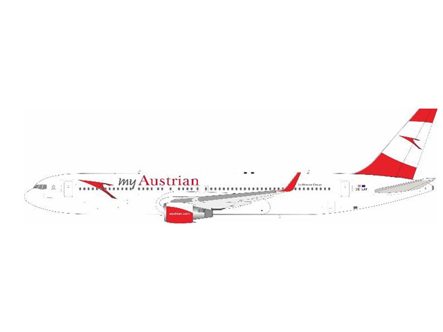 [予約]InFlight Model 1/200 (ダイキャスト製)767-300ER Austrian Airlines OE-LAT