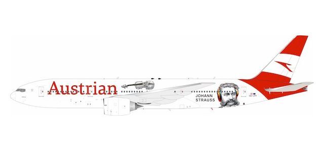 [予約]InFlight Model 1/200 (ダイキャスト製) 777-200ER Austrian Airlines OE-LPF