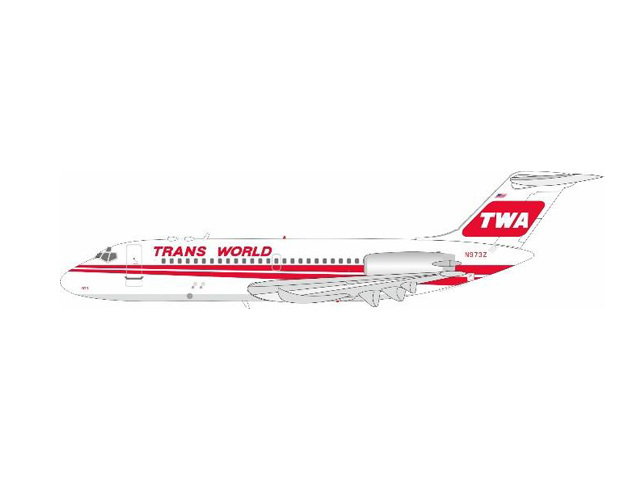 [予約]InFlight Model 1/200 (ダイキャスト製)DC-9-15 Trans World Airlines N973Z