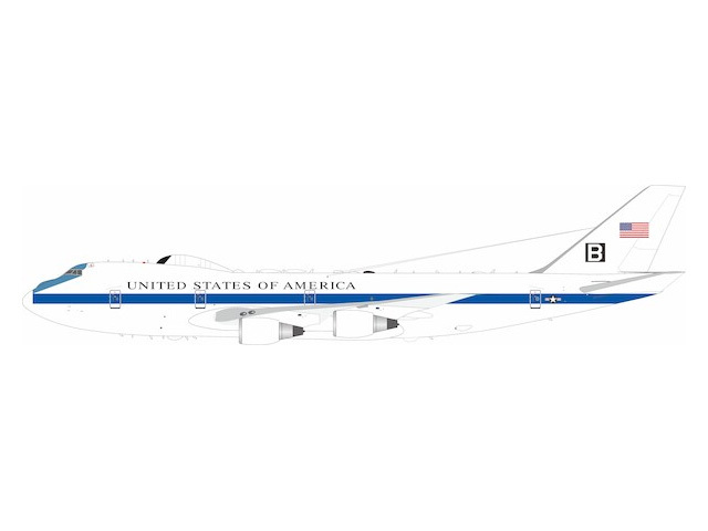 [予約]InFlight Model 1/200 (ダイキャスト製)E-4B (747-200B) US Air Force