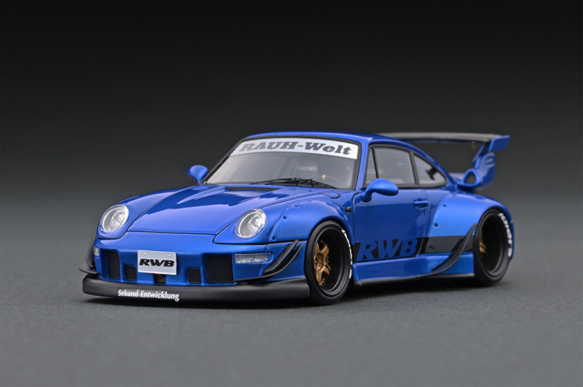 イグニッションモデ 1/43　rwb 993 B ue Metallic