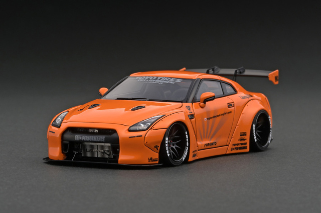 ignition model(イグニッションモデル) 1/43 LB-WORKS GT-R（R35） オレンジメタリック ★生産予定数：120pcs