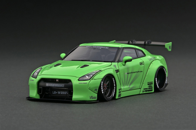 ignition model(イグニッションモデル) 1/43 LB-WORKS GT-R（R35） グリーンメタリック ★生産予定数：120pcs