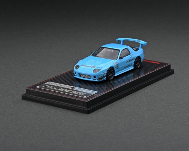 ignition model(イグニッションモデル) 1/64 マツダ RX-7 (FC3S) RE Amemiya　ライトブルー