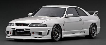 ignition model（イグニッションモデル） 1/18 Nissan Skyline GT-R (BCNR33) ホワイト  ★生産予定数：120pc