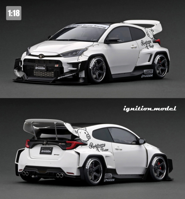 ignition model（イグニッションモデル） 1/18 PANDEM GR YARIS (4BA 