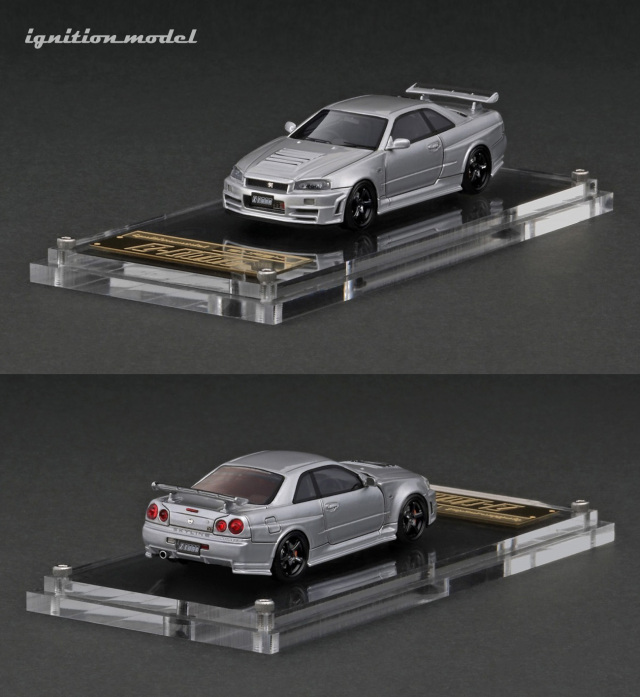 ignition model(イグニッションモデル) 1/64 Nismo R34 GT-R Z-tune シルバー ★生産予定数：120pcs