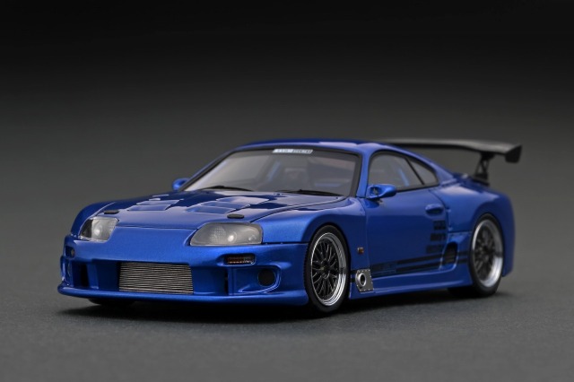 ignition model(イグニッションモデル) 1/43 TOP SECRET GT300 Supra (JZA80)  Blue Metallic