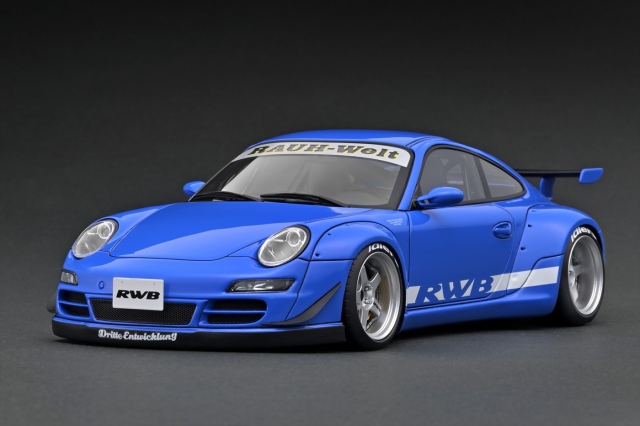 予約]ignition model（イグニッションモデル） 1/18 RWB 997 ブルー 