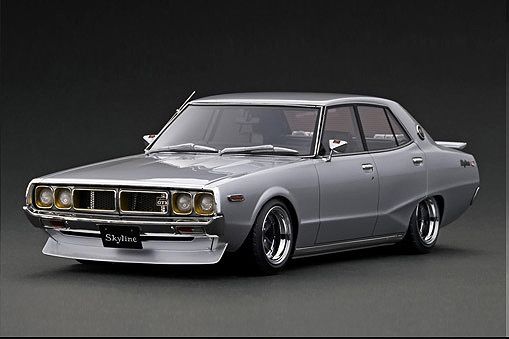 ignition model(イグニッションモデル) 1/18 Nissan Skyline 2000 GT-X (GC110) Silver