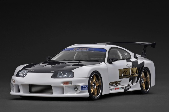 [予約]ignition model(イグニッションモデル) 1/18 (レジン製) TOP SECRET GT300 Supra (A80) ホワイト