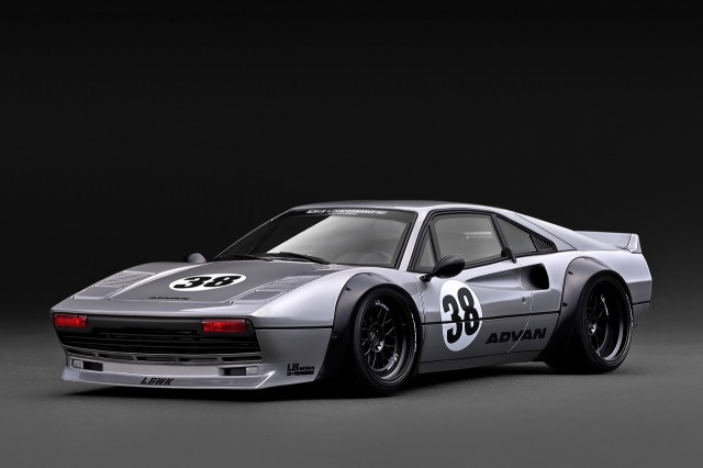 [予約]ignition model(イグニッションモデル) 1/18 (レジン製) LB-WORKS 308 Silver