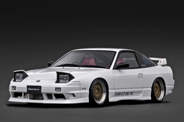 [予約]ignition model(イグニッションモデル) 1/18 (レジン製) Nissan 180SX TYPE X (RPS13) ホワイト