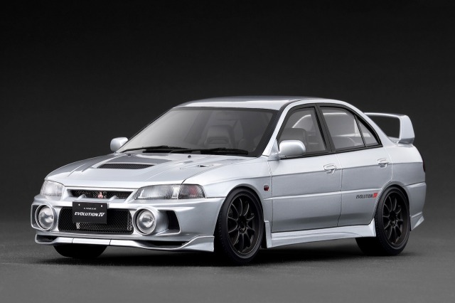 [予約]ignition model(イグニッションモデル) 1/18 (レジン製) Mitsubishi LANCER EVOLUTION IV (CN9A) シルバー