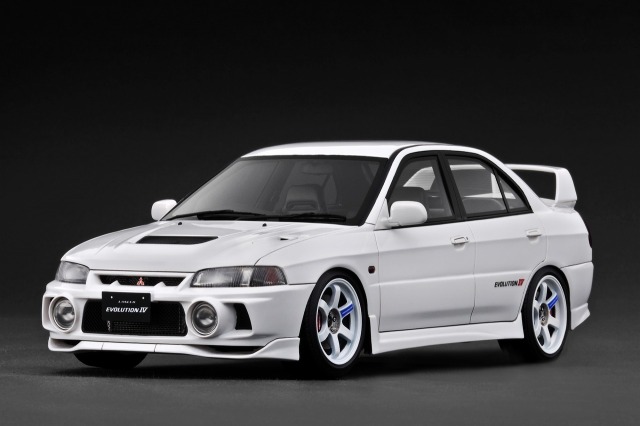 [予約]ignition model(イグニッションモデル) 1/18 (レジン製) Mitsubishi LANCER EVOLUTION IV (CN9A) ホワイト