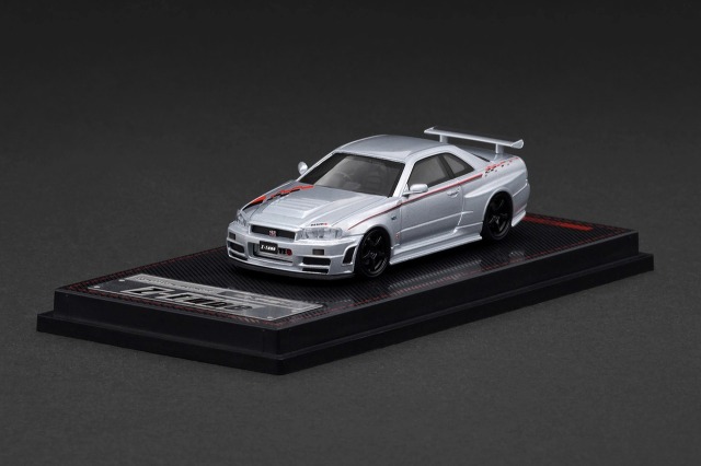 ignition model(イグニッションモデル) 1/64 (ダイキャスト製) Nismo R34 GT-R Z-tune シルバー