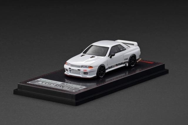 イグニッションモデル　TOP SECRET GT-R  ホワイト ignition model(イグニッションモデル) 1/64 (ダイキャスト製