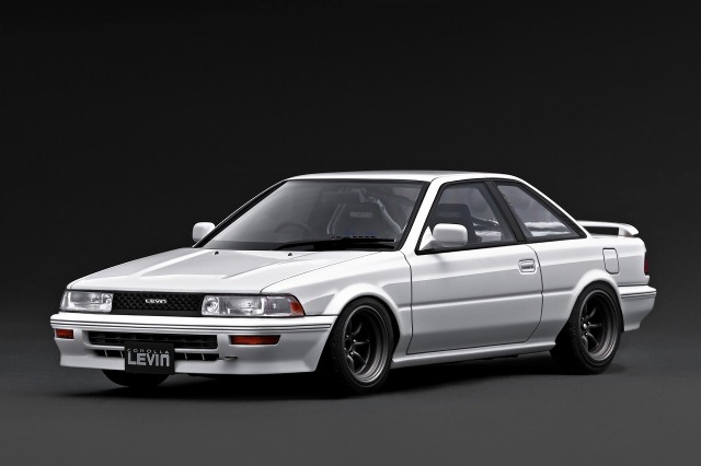[予約]ignition model(イグニッションモデル) 1/18 (レジン製) TOYOTA COROLLA LEVIN GT APEX (AE92) White
