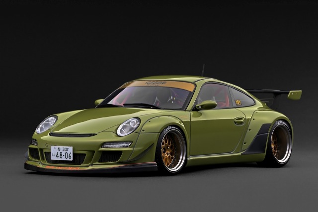 1/18 イグニッションモデル 限定 RWB 997 ignition ignition model(イグニッションモデル) 1/18 (レジン製) RWB 997 Green