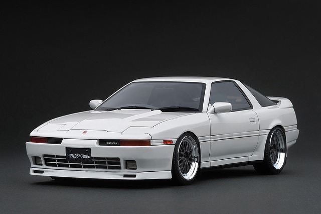 [予約]ignition model(イグニッションモデル) 1/18 (レジン製) Toyota Supra 3.0GT Turbo LIMITED (MA70) White
