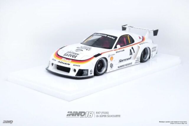 INNO Models(イノモデル) 1/18 Mazda RX7 (FD3S) LB-WORKS スーパーシルエット ホワイト