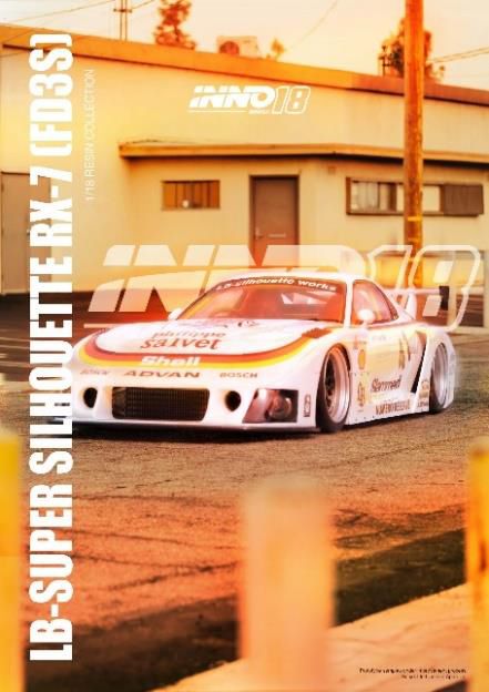 INNO Models(イノモデル) 1/18 Mazda RX7 (FD3S) LB-WORKS スーパー