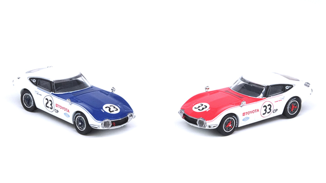 INNO Models(イノモデル) 1/64 Toyota 2000GT #23 & #33 SCCA 1968 Box Set