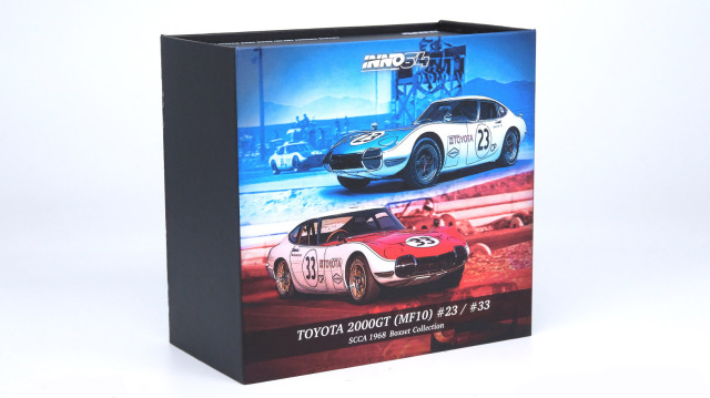 INNO Models(イノモデル) 1/64 Toyota 2000GT #23 & #33 SCCA 1968 Box