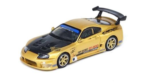 INNO Models(イノモデル) 1/64 (ダイキャスト製) Toyota スープラ(A80) TOP SECRET GT300 ゴールド