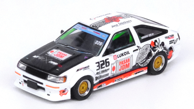 INNO Models(イノモデル) 1/64 Toyota カローラ AE86 レビン "TRACKERS RACING"