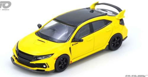 INNO Models(イノモデル) 1/64 (ダイキャスト製) Honda シビック TYPE-R (FK8) Yellow