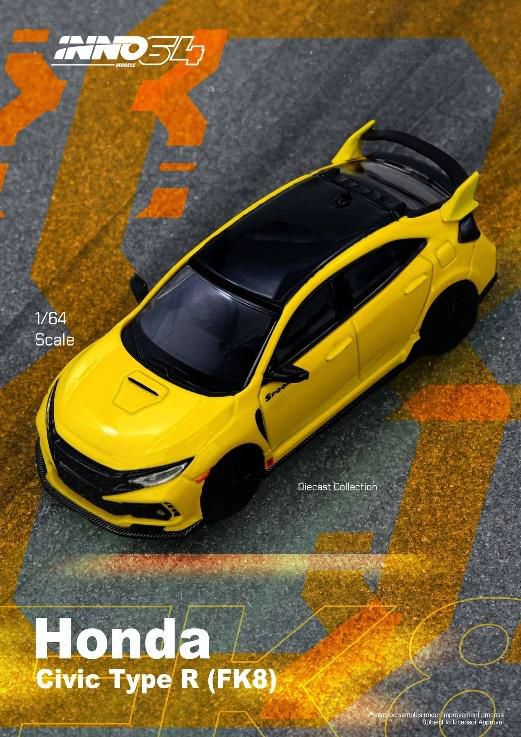 1/64 HONDA ホンダ CIVIC Type R FK8 シビック Amazon | HJ64 1/64 ホンダ シビック TYPE R (FK8) 2017