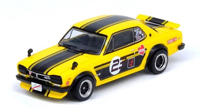 INNO Models(イノモデル) 1/64 Nissan スカイライン 2000 GT-R (KPGC10) イエロー