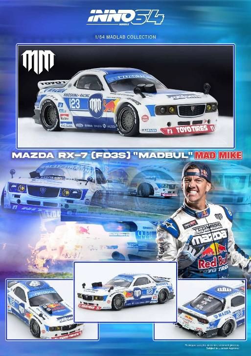 INNO Models(イノモデル) 1/64 (ダイキャスト製) Mazda RX7