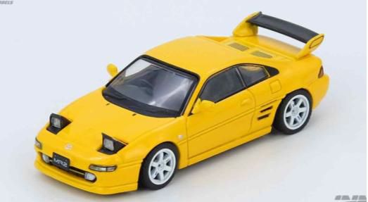 [予約]INNO Models(イノモデル) 1/64 (ダイキャスト製) Toyota MR2 (SW20) イエロー