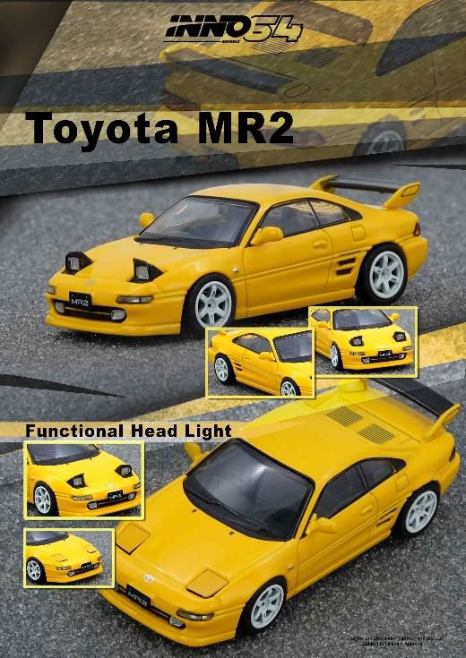イーギー　イノモデル 1/64 トヨタ MR2 INNO Models(イノモデル) 1/64 (ダイキャスト製) Toyota MR2