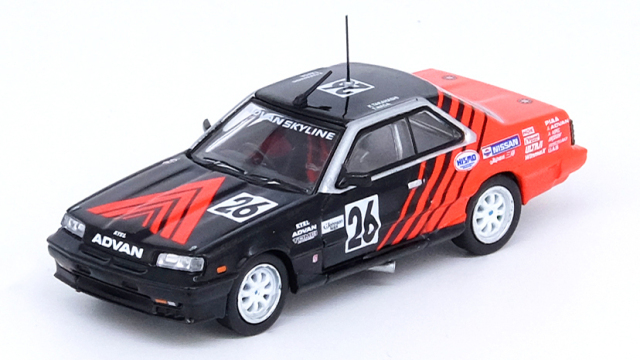 INNO Models(イノモデル) 1/64 Nissan スカイライン 2000 Turbo RS-X (DR30) #26 "ADVAN"JTC 1987 Kenji Takahashi／Takao Wada
