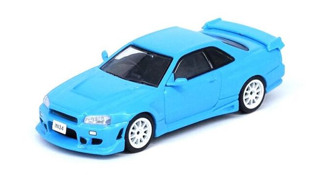 INNO Models(イノモデル) 1/64 Nissan スカイライン R34 ベビーブルー Hong Kong ToyCar Salon 2022 イベント限定