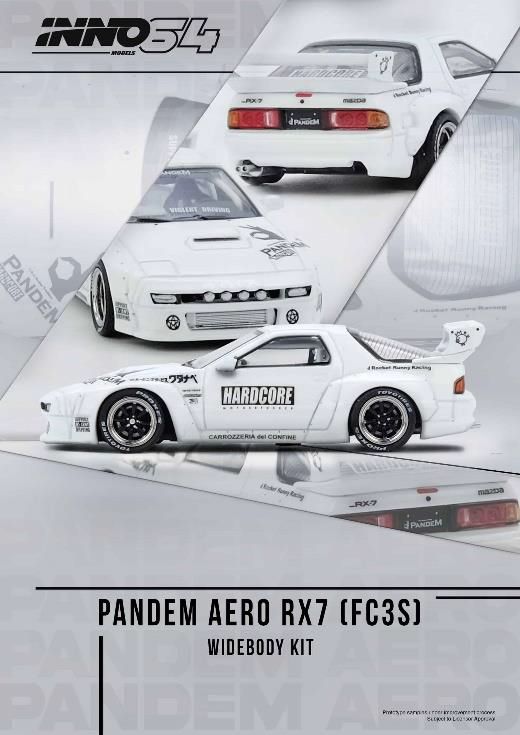 イノモデル 1/64 マツダ RX7 パンデム FD3S FC3S 2台セット Amazon | INNO Models イノモデル 1/64 マツダ RX7 (FD3S) LB