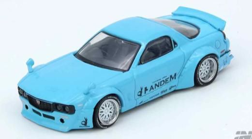 [予約]INNO Models(イノモデル) 1/64 (ダイキャスト製) Mazda RX7 (FD3S) "PANDEM ROCKET BUNNY" ティファニーブルー