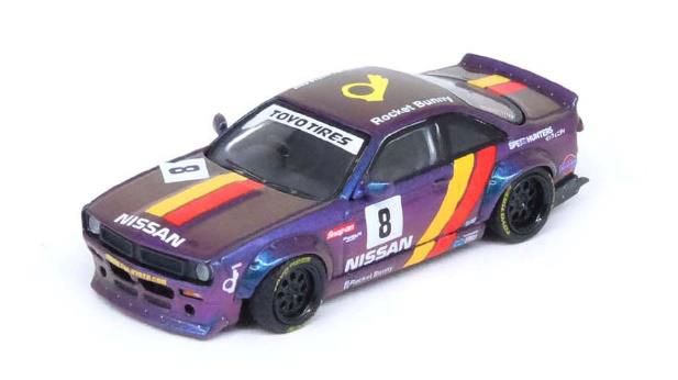 [予約]INNO Models(イノモデル) 1/64 NISSAN シルビア (S14) BOSS "ROCKET BUNNY" パープル