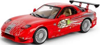 [予約]Jada Toys(ジャダトイズ) 1/18 (ダイキャスト製) F&F マツダ RX-7 レッド (ドミニク)