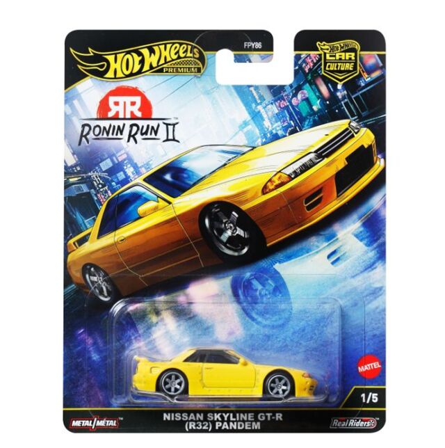 Hot Wheels (ダイキャスト製) カーカルチャー ローニン・ランII 日産 スカイライン GT-R (R32) パンデム
