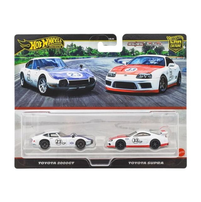 [予約]Hot Wheels プレミアム 2パック トヨタ 2000GT / トヨタ スープラ