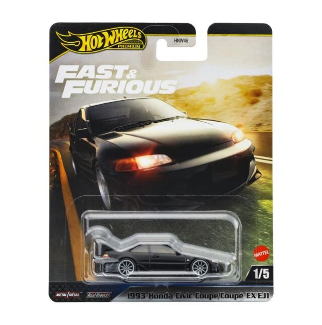 ホットウィール　ホンダシビック　Super Street(廃盤品) 予約受付商品】ホットウィール ワイルド・スピード 1993 ホンダ