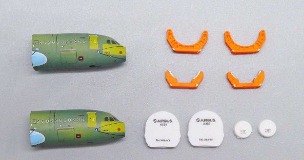 JC WINGS 1/400 エアポートアクセサリー A320 前方ボディ (ベルーガ搭載用)