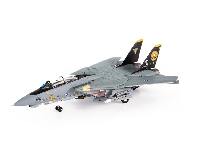 JCW 1/144 (ダイキャスト製) F-14D アメリカ海軍 VF-31 トムキャッターズ The Last Flight 2006 #100